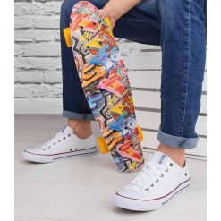 Trampki męskie Big Star DD174271 Białe. Białe trampki męskie z materiału, klasyczne. Za 89,00 zł.