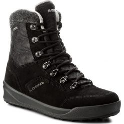Buty zimowe damskie: Śniegowce LOWA – Kazan II GTX Mid Ws GORE-TEX 420511 Black 0999