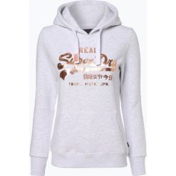 Superdry - Damska bluza nierozpinana, szary. Szare bluzy z nadrukiem damskie Superdry, l. Za 349,95 zł.