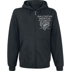 Bejsbolówki męskie: Saltatio Mortis Dragon Triangle Bluza z kapturem rozpinana czarny