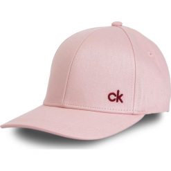 Czapka z daszkiem CALVIN KLEIN - Ck Baseball Cap W K60K604724 629. Różowe czapki damskie marki Calvin Klein, bez wzorów, z bawełny. Za 129,00 zł.