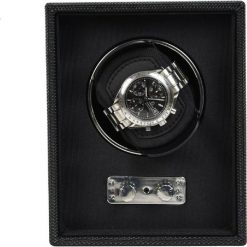 Rotomat do zegarków pojedyczny Goodwood czarny. Czarne, analogowe zegarki męskie Dulwich. Za 1045,00 zł.