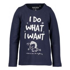 Blue Seven Koszulka Dziewczęca Z Napisem 104 Niebieska. Niebieskie bluzki dziewczęce z nadrukiem marki Blue Seven. Za 45,00 zł.