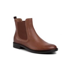 Gino Rossi DSI551-NEVIA. Pomarańczowe botki damskie ze skóry. Za 399,99 zł.