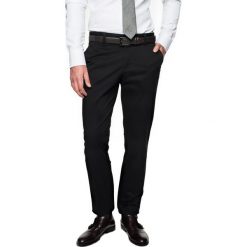Spodnie savon 213 czarny. Czarne spodnie męskie marki Recman, na co dzień, m, z aplikacjami, z elastanu, eleganckie. Za 99,99 zł.