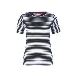 S.Oliver T-Shirt Damski 36 Ciemnoniebieski. Szare t-shirty damskie S.Oliver, s. W wyprzedaży za 89,00 zł.