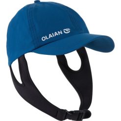 Czapka z daszkiem surfing męska. Niebieskie czapki męskie OLAIAN, z poliesteru, z paskami. Za 39,99 zł.
