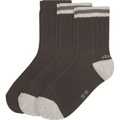 S.Oliver 3-pack Skarpetki Czarny. Czarne skarpetki damskie z elastanu. Za 42,95 zł.