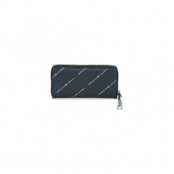 Portfele Tommy Hilfiger ICONIC TOMMY ZA WALLET. Niebieskie portfele damskie TOMMY HILFIGER. Za 309,00 zł.