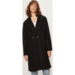 Answear - Płaszcz. Czarne kurtki damskie ANSWEAR, xl, bez wzorów, z poliesteru, klasyczne. Za 229,90 zł.