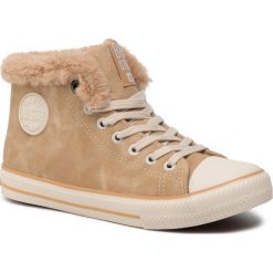 Trampki BIG STAR - EE274050 Camel. Brązowe półbuty damskie BIG STAR, bez wzorów, z gumy, bez zapięcia. Za 119,00 zł.