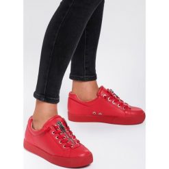 Czerwone Sneakersy One You Love. Czerwone sneakersy damskie Renee, ze skóry. Za 59,99 zł.