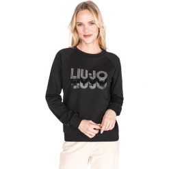 Liu Jo Bluza Czarny. Czarne bluzy damskie Liu Jo, s, z nadrukiem, z elastanu, bez rękawów, bez kaptura. Za 471,95 zł.