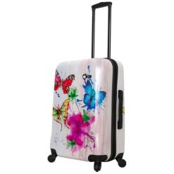 Mia Toro Walizka Podróżna m1352/3-M. Szare walizki marki Mia Toro, bez wzorów, eleganckie. Za 485,00 zł.