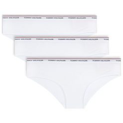 Komplet 3 par fig klasycznych TOMMY HILFIGER 3P Shorty UW0UW00010. Białe figi damskie TOMMY HILFIGER, l, bez wzorów. Za 179,00 zł.