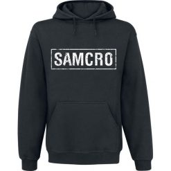 Sons Of Anarchy Samcro - Logo Bluza z kapturem czarny. Czarne bluzy męskie marki Sons Of Anarchy, l, z nadrukiem, z materiału, z kapturem. Za 144,90 zł.