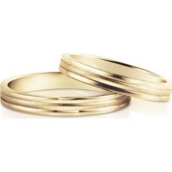 Wyjątkowe Obrączki - zestaw Złoto - Grawer GRATIS - złoto żółte 585. Żółte obrączki damskie W.KRUK, złote. Za 729,00 zł.
