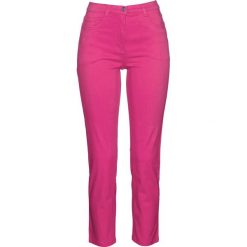Spodnie ze stretchem 7/8 bonprix różowa magnolia. Spodnie damskie bonprix. Za 74,99 zł.