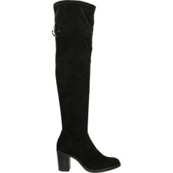 Kozaki - 25989 CAM NER. Czarne buty zimowe damskie Venezia, ze skóry. Za 399,00 zł.