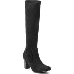 Kozaki CAPRICE - 9-25502-23 Black Stretch 044. Czarne kozaki damskie Caprice, z tworzywa sztucznego, bez obcasa, bez zapięcia. Za 249,00 zł.