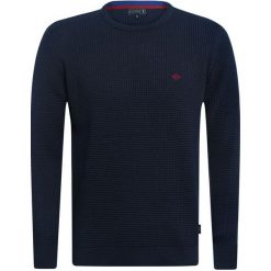 Sir Raymond Tailor Sweter Męski Contest M Ciemnoniebieski. Czarne swetry męskie Sir Raymond Tailor, m, bez wzorów, bez kołnierzyka, bez kaptura. Za 169,00 zł.