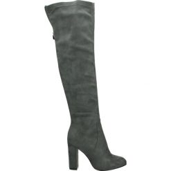 Kozaki - B1801191 GREY. Szare buty zimowe damskie Venezia. Za 329,00 zł.