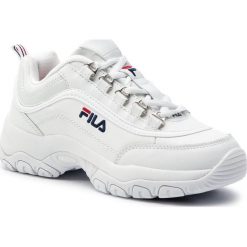 Sneakersy Fila Strada Low Wmn 1010560.1FG. Białe półbuty damskie Fila, bez wzorów, bez obcasa, bez zapięcia. Za 339,00 zł.