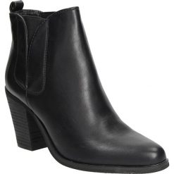 BOTKI BIG STAR V274046. Czarne botki damskie BIG STAR, retro, bez obcasa, bez zapięcia. Za 139,99 zł.