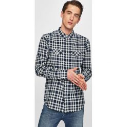 Wrangler - Koszula. Niebieskie koszule męskie Wrangler, s, bez wzorów, z bawełny, klasyczne, z klasycznym kołnierzykiem, z długim rękawem. W wyprzedaży za 99,90 zł.