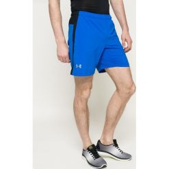 Under Armour - Szorty. Niebieskie spodenki sportowe męskie marki Under Armour, xl, z poliesteru, sportowe. W wyprzedaży za 129,90 zł.