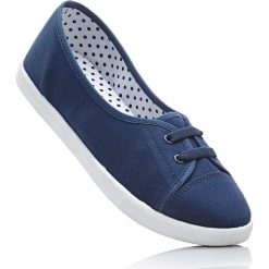 Baleriny bonprix ciemnoniebieski. Niebieskie trampki i tenisówki damskie marki bonprix, sportowe. Za 37,99 zł.