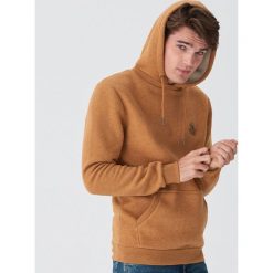Bluza z haftem - Brązowy. Pomarańczowe bluzy męskie House, s, z haftami, bez kołnierzyka, bez rękawów, bez kaptura. Za 129,99 zł.