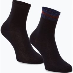 Marie Lund - Skarpety damskie pakowane po 2 szt., niebieski. Niebieskie skarpetki damskie Marie Lund, bez wzorów. Za 39,95 zł.