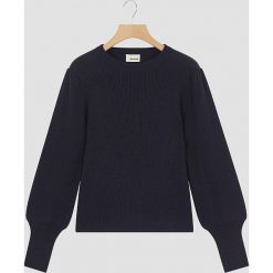 Sweter w kolorze granatowym. Niebieskie swetry damskie Rodier, s, bez wzorów, z wełny, klasyczne, bez rękawów, bez kaptura. W wyprzedaży za 172,95 zł.