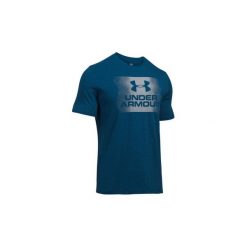 T-shirty z krótkim rękawem Under Armour UA Overspray Logo SS Tee 1289894-997. Niebieskie t-shirty męskie Under Armour, s, bez wzorów, bez kołnierzyka, krótkie. Za 79,99 zł.