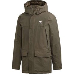 MĘSKA PARKA ADIDAS ORIGINALS (M). Parki męskie Adidas, na zimę, m, w paski, z nylonu, sportowe, bez kaptura. W wyprzedaży za 569,99 zł.