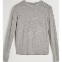 Gładki sweter z domieszką kaszmiru - Szary. Szare bez kategorii Reserved, s, z kaszmiru. Za 99,99 zł.