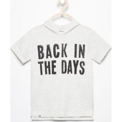 T-shirty chłopięce: T-shirt z kapturem – Beżowy