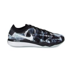 Nike W DUAL FUSION TR HIT PRNT, 20 | SZKOLENIA KOBIET | KOBIETY | LOW TOP | CZARNY / GLACIER NIEBIESKI WILK SZARY-W | 6.5. Szare topy damskie Nike, bez wzorów, bez kołnierzyka. W wyprzedaży za 362,05 zł.