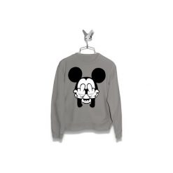 Bluza Fuck Mickey Mouse Męska. Szare bluzy męskie Failfake, xl. Za 170,00 zł.