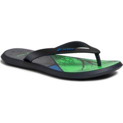Japonki RIDER - Energy Plus III Ad 82731 Blue/Black/Green 23528. Niebieskie klapki męskie Rider, bez wzorów, z tworzywa sztucznego. Za 79,99 zł.