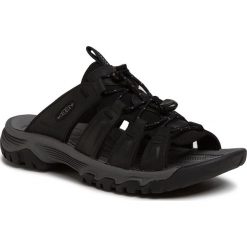Klapki KEEN - Targhee III Slide 1022598 Black/Grey. Czarne klapki męskie Keen, bez wzorów, ze skóry. Za 299,00 zł.