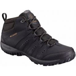 Buty trekkingowe męskie: Columbia Buty Trekkingowe Peakfreak Nomad Chukka Wp Omni-Heat Black, Goldenrod 44,5