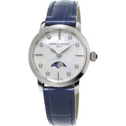 ZEGAREK FREDERIQUE CONSTANT Slimline Moonphase FC-206MPWD1S6. Zegarki damskie FREDERIC CONSTANT. Za 3599,00 zł.