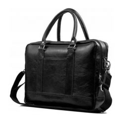 WIELOZADANIOWA TORBA NA LAPTOPA ZE SKÓRY NATURALNEJ ROVICKY. Torby męskie skórzane ROVICKY, bez wzorów, ze skóry, eleganckie, na ramię. Za 399,00 zł.