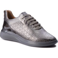 Sneakersy GEOX - D Theragon C D828SC 0NFHI C1115 Graphite. Szare półbuty damskie Geox, ze skóry ekologicznej. W wyprzedaży za 289,00 zł.