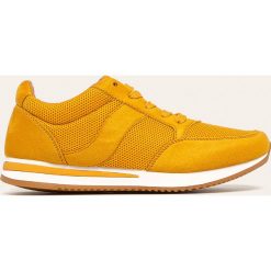Answear Lab - Buty. Żółte buty sportowe damskie Answear Lab, bez wzorów, ze skóry, sportowe. Za 129,90 zł.