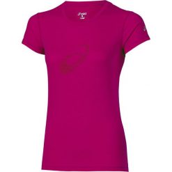 Topy sportowe damskie: Asics Koszulka Graphic SS Top różowa r. XS (110423 6016)