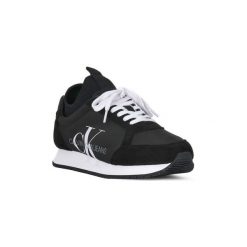 Buty Calvin Klein Jeans JEMMY BLACK. Czarne trampki męskie Calvin Klein Jeans, bez wzorów, z jeansu, bez zapięcia. Za 602,59 zł.