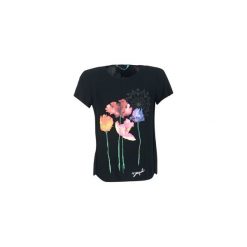 T-shirty z krótkim rękawem Desigual RAMIZOLA. Czarne t-shirty damskie Desigual, m. Za 200,85 zł.